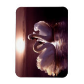 Het houden Zwans die een Hart vormen Magneet (Verticaal)