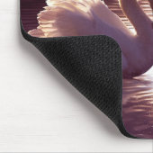 Het houden Zwans die een Hart vormen Muismat (Hoek)