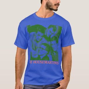 Het Housemartins Retro 80s stijlvolle ventilatoron T-shirt