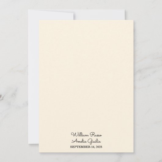 Het hout Bamboe Roze Sakura Kersenbloesem Bruiloft Kaart (Achterkant)