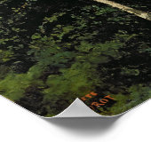 Het hout op de Cote de Grace in Honfleur Poster (Hoek)