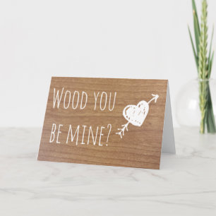 Het hout u is Mijn? Feestdagen Kaart