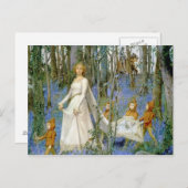 Het hout van de Fee Briefkaart (Voorkant / Achterkant)