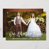 Het Hout van het Manuscript van de borstel Ons avo Kaart (Voorkant / Achterkant)