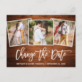 Het Hout van het Manuscript van de borstel verande Briefkaart