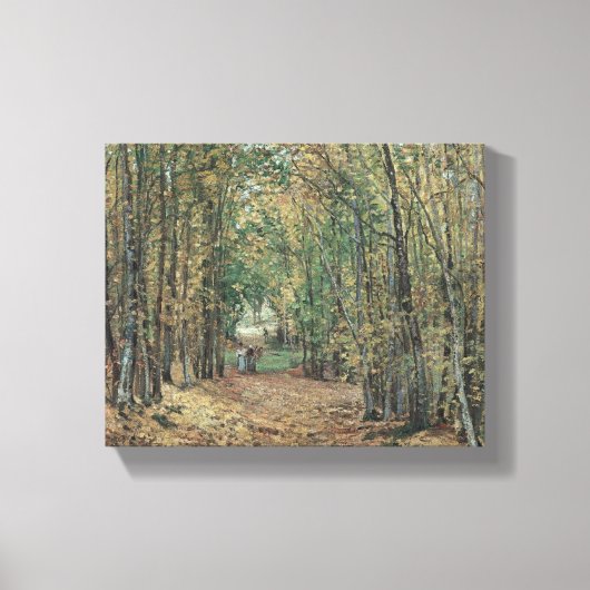 Het hout van Marly van Camile Pissaro canvas print (Voorkant)
