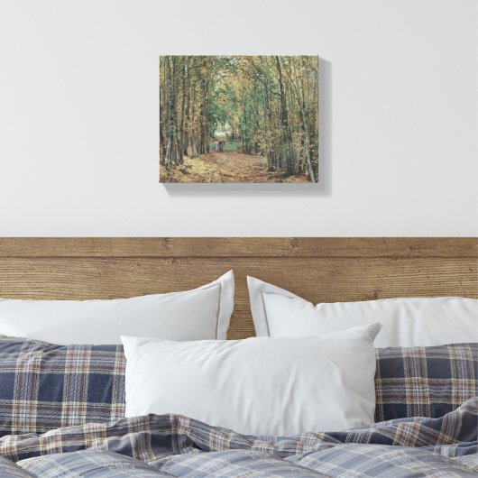 Het hout van Marly van Camile Pissaro canvas print (Insitu (Slaapkamer))
