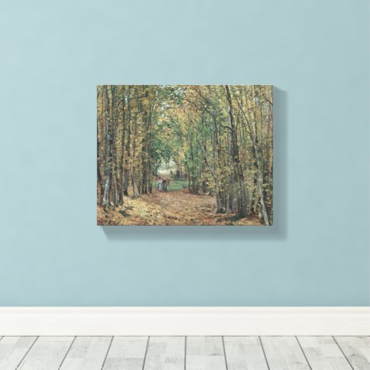 Het hout van Marly van Camile Pissaro canvas print (Insitu (Houten vloer))