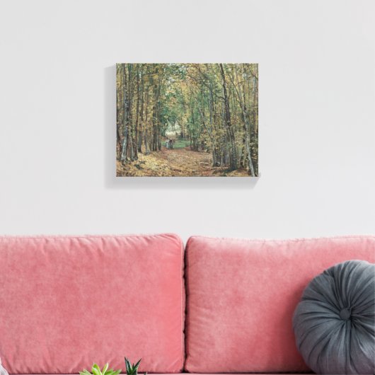 Het hout van Marly van Camile Pissaro canvas print (Insitu (Woonkamer))