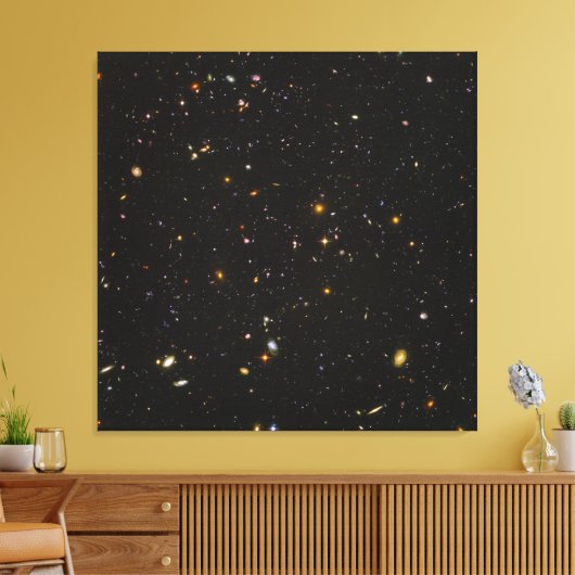 Het Hubble Ultra Deep Afbeelding van de Ruimte van Canvas Afdruk (Insitu (Woonkamer))