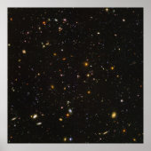 Het Hubble Ultra Deep Afbeelding van de Ruimte van Poster (Voorkant)