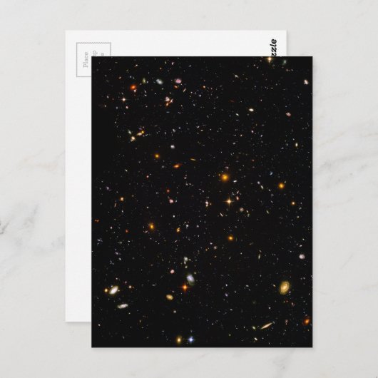 Het Hubble Ultra-Deep Gebied Briefkaart (Voorkant / Achterkant)
