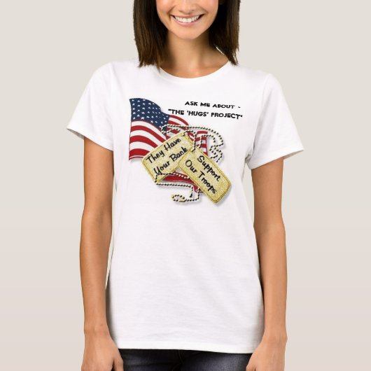 HET "HUGS"-PROJECT T-SHIRT (Voorkant)