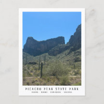 Het huidige Arizona Desert Picacho Peak Trails Bri