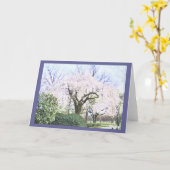 Het huilen van Kers in Washington DC Kaart (Gele Bloem)