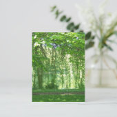 Het huilen van Wilgen met Vijver Briefkaart (Staand voorkant)