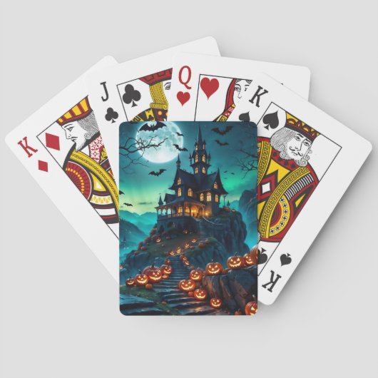 Het huis aan de pompoenweg pokerkaarten (Achterkant)