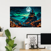 Het huis aan de pompoenweg poster (Thuiskantoor)