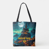 Het huis aan de pompoenweg tote bag (Achterkant)