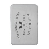 Het huis aan het meer. Datum jaar aangepaste coörd Badmat (Voorkant Verticaal)