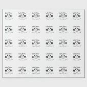 Het huis aan het meer. Datum jaar aangepaste coörd Cadeaupapier (Vlak)