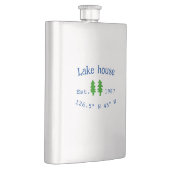 Het huis aan het meer. Datum jaar aangepaste coörd Flacon (Rechts)