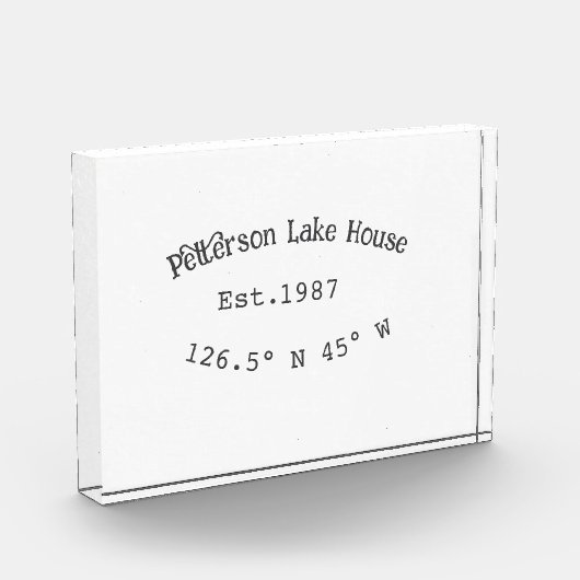 Het huis aan het meer. Datum jaar aangepaste coörd Fotoblokken (Links)