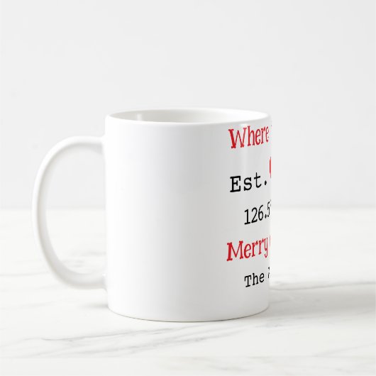 Het huis aan het meer. Datum jaar aangepaste coörd Koffiemok (Links)