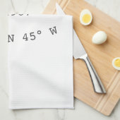 Het huis aan het meer. Datum jaar aangepaste coörd Theedoek (Quarter Fold)