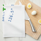 Het huis aan het meer. Datum jaar aangepaste coörd Theedoek (Quarter Fold)