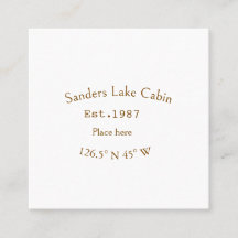 Het huis aan het meer. Datum jaar aangepaste coörd