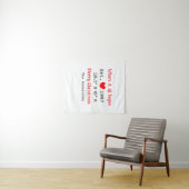 Het huis aan het meer. Datum jaar aangepaste coörd Wandkleed (In Situ (horizontaal))