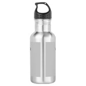 Het huis aan het meer. Datum jaar aangepaste coörd Waterfles (Achterkant)