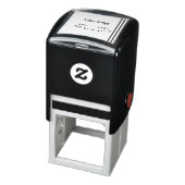Het huis aan het meer. Datum jaar aangepaste coörd Zelfinktende Stempel (Product)