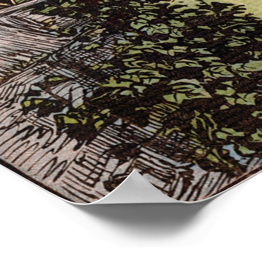 Het huis dat Jack bouwt, Randolph Caldecott Poster (Hoek)