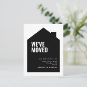 Het huis die Modern minimaal waarschuwt hebben wij Briefkaart (Staand voorkant)