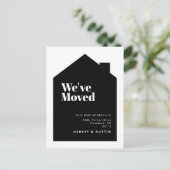 Het huis die Modern minimaal waarschuwt hebben wij Briefkaart (Staand voorkant)