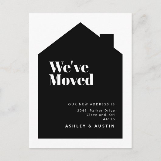 Het huis die Modern minimaal waarschuwt hebben wij Briefkaart (Voorkant)