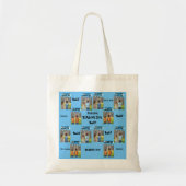 Het huis door het boek tote bag (Voorkant)