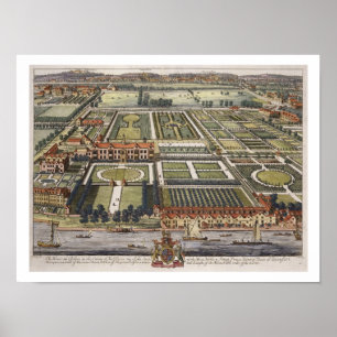 Het huis in Chelsea in de provincie Middlesex en Poster