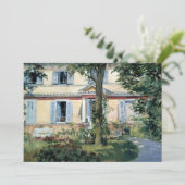 Het huis in Rueil | Édouard Manet (Staand voorkant)