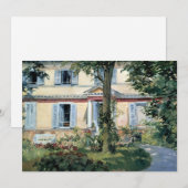 Het huis in Rueil | Édouard Manet (Voorkant / Achterkant)