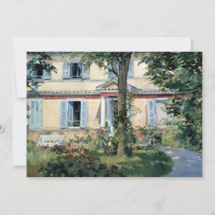 Het huis in Rueil   Édouard Manet