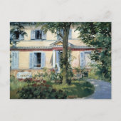 Het huis in Rueil | Édouard Manet Briefkaart (Voorkant)