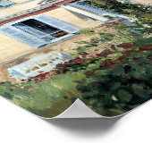 Het huis in Rueil | Édouard Manet Poster (Hoek)