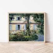 Het huis in Rueil | Édouard Manet Poster