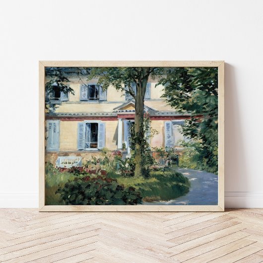 Het huis in Rueil | Édouard Manet Poster