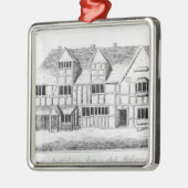 Het Huis in Stratford-upon-Avon Metalen Ornament (Links)