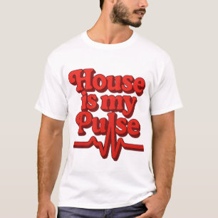 Het huis is mijn pols t-shirt