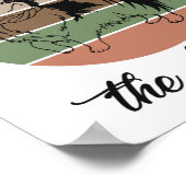 Het huis is waar de hond is, Japanse kin-hond Poster (Hoek)